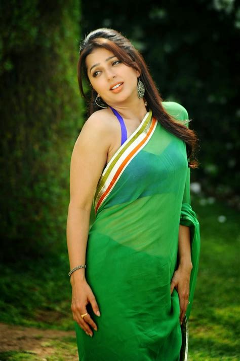 bhumika chawla hot navel pics in saree sexy indian film actress panel currey