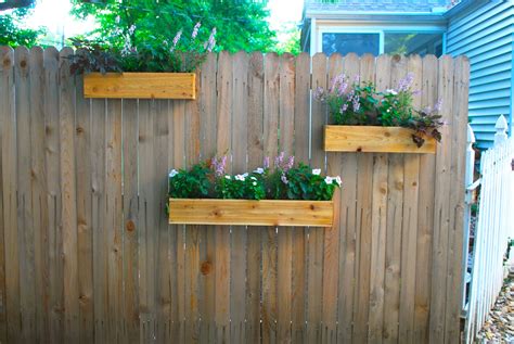 flower box fence google search backyard planters hanging plants