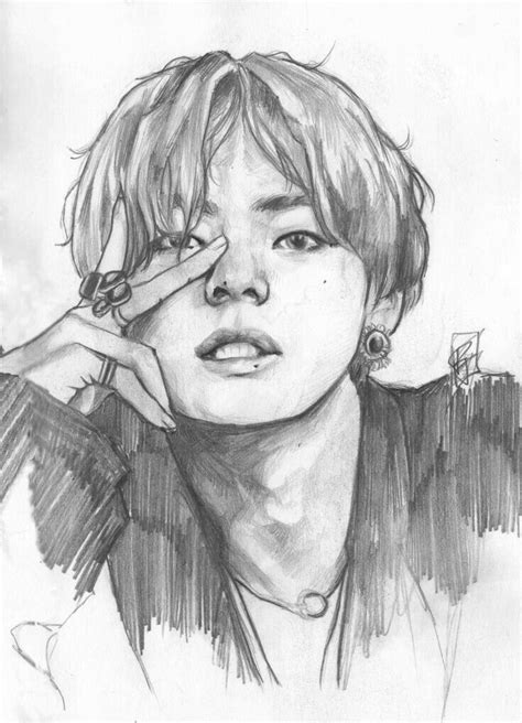 Drawing Prompts Kpop Drawings Bts Drawings Drawings