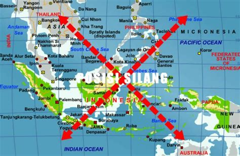 letak astronomis geografis  geologis indonesia jurnal