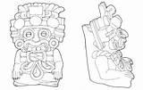 Tlaloc Vasijas Zapotecas Teotihuacan Tláloc Resolución Zapotec sketch template