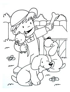 farm  printable coloring pages  kids