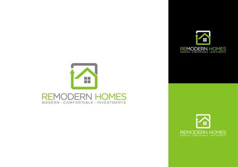 create  mid century modern home renovation logo  rainbowdesign