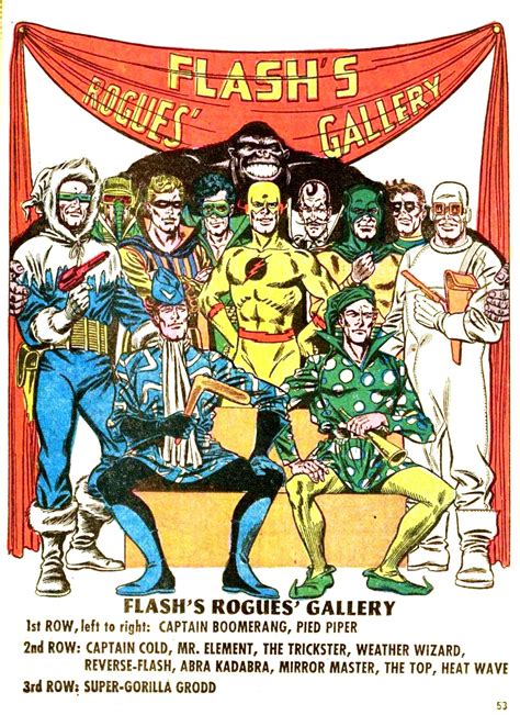 flash rogues gallery dc comics artwork comic books art captain