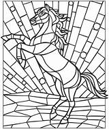 Tieren Mosaik sketch template