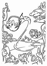 Nemo Finding Coloring Kids Print Pages Color Disney Characters Incredible sketch template