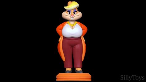 patricia bunny the looney tunes show 3d model 3d printable cgtrader