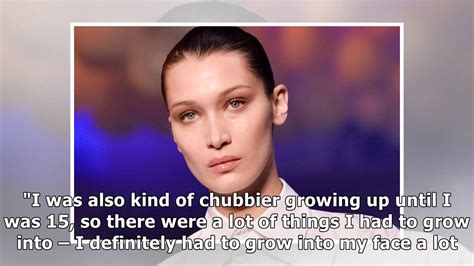 bella hadid reveals body insecurities and the one feature she hated