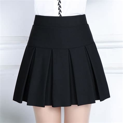 2018 Springandautumn Women Pleated Skirt Korean Slim Sexy