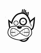 Coloring Pages Funny Faces Face Silly Popular Library Coloringhome sketch template