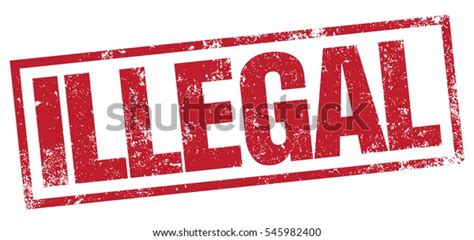 illegal stamp stock vector royalty