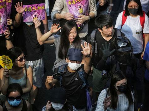 chinese state media promote hong kong protester sex slave rumor