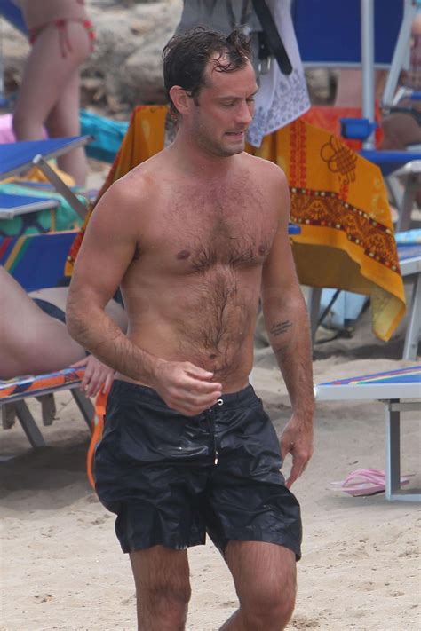 Sienna Miller Bikini Pictures With Shirtless Jude Law In