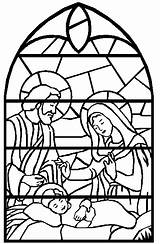 Nativity Stained Desenho Sacras sketch template