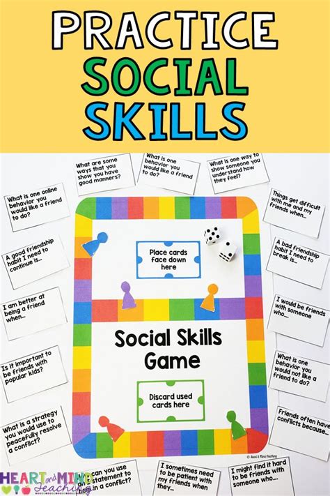 social skills game printable digital sel activity teaching social