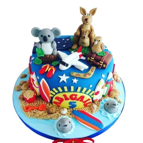 australian themed cake