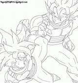 Coloring Gohan Super Pages Saiyan Goku Dragon Ball Lt Training Deviantart Comments Coloringhome Library Clipart sketch template