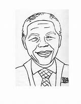 Mandela Nelson Drawing Legacy Getdrawings sketch template