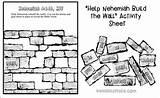 Nehemiah Jerusalem Rebuilding Builds Lessons Nehemia Daniellesplace Dominical Basteln Vbs Nehe Artesanatos Bíblia Bíblicos Object Starklx sketch template