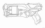 Coloring4free Printable Nerf sketch template