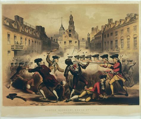crispus attucks   boston massacre prints nantucket historical
