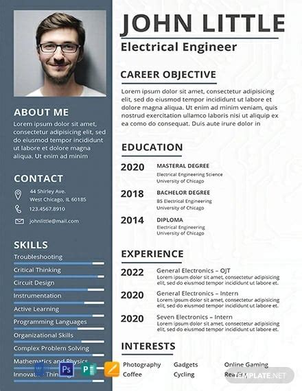 electrical engineering resume templates