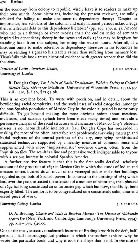 City Colonial Domination In Limit Mexico Plebeian Racial