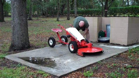 Starting And Driving Of My 1959 Gravely Model L Tractor December 2009