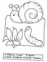 Colorear Dibujos Insectos Caracol Laminas Diversos Preescolar Actividades Ensinar Aprender Riscos Compartilhe sketch template