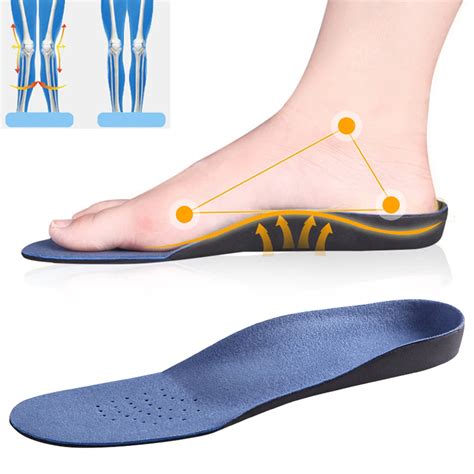 shock obsorbing orthotic insoles flat foot arch support orthotics