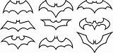 Batman Logo Coloring Symbol Wallpapers sketch template