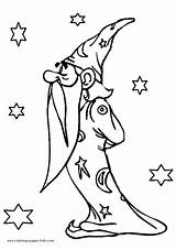 Coloring Pages Magic Kids Wizard Medieval Witch Fantasy Color Sheets Printable Wizards Witches Drawing Colouring Fairy Merlin Book Sheet Cartoon sketch template