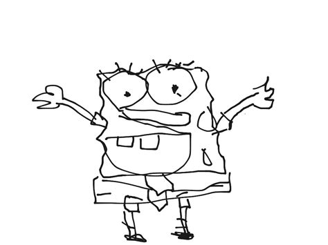 sponge bob square pants drawing at getdrawings free download