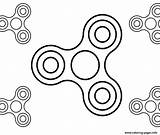 Coloring Pages Spinners Fidgets Simple Printable Fidget Spinner Color Print Online Info sketch template