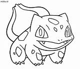 Bulbasaur Pokémon sketch template