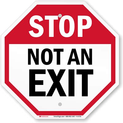 exit signs   exit signs