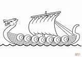 Colorir Vikingos Barco Vikingo Drakkar Barcos Imprimir Entrenar Skip sketch template