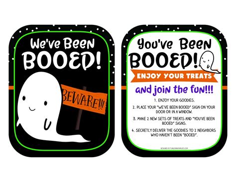 youve  booed printable signs super cute  totally  fun