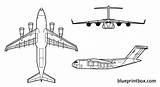 Globemaster 17a Douglas Mcdonell C17 Transport Aerofred Mcdonnell Span Deployed sketch template