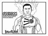 Firestorm Coloring Pages Tomorrow Legends Savitar Draw Too Colouring Template sketch template