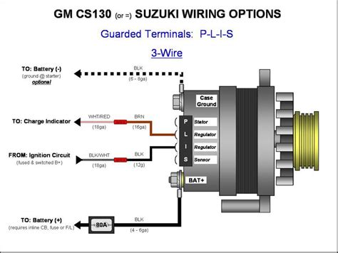 wiring diagram  chevrolet alternator wiring diagram