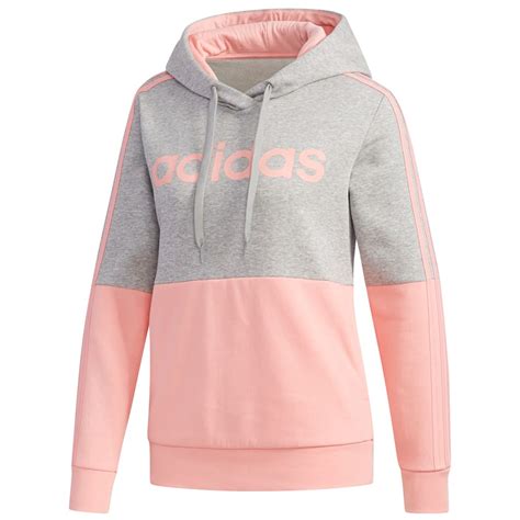 adidas womens essentials colorblock hooded sweatshirt bobs stores