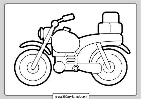 motorcycle coloring pages coloring pages  kids coloring