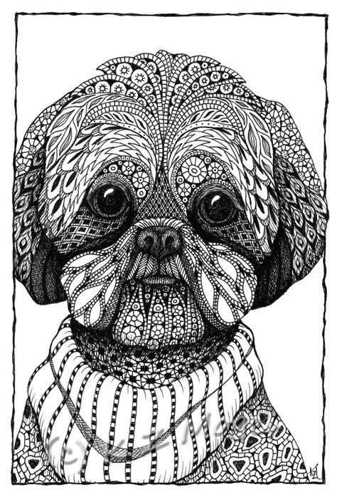 zentangle dogs google search zentangle animals art dog portraits