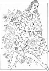 Colorir Desenhos Mandalas Dover Fashions Achotendencia Croqui Template Doverpublications sketch template