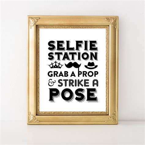 instant  selfie station sign wedding photobooth sign etsy