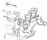 Pony Express Finally Back sketch template