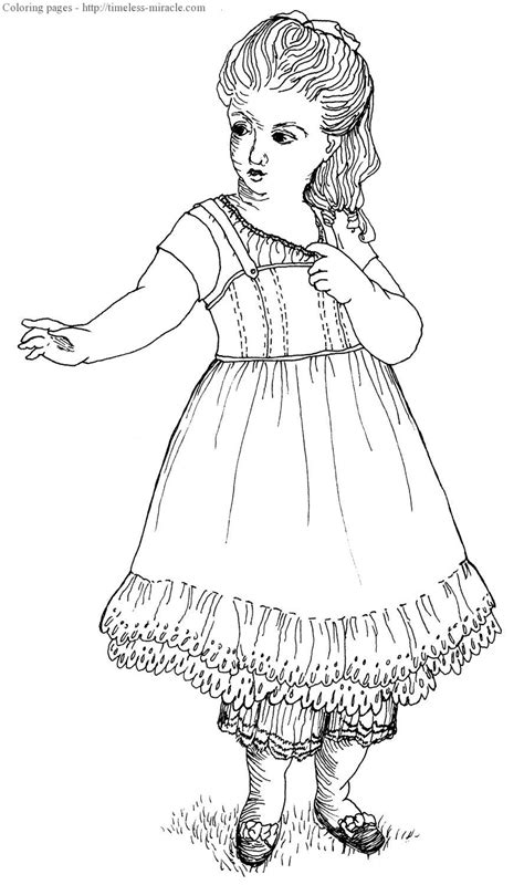american girl printable coloring pages photo  timeless miraclecom