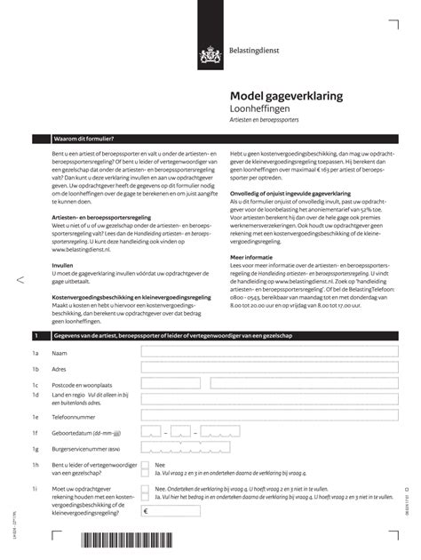 formulier nl belastingdienst lh   invullen afdrukbaar invulbaar blanco pdffiller