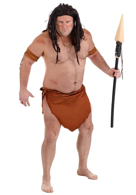 jungle man  size costume  size caveman costumes